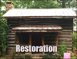 Historic Log Cabin Restoration  Struthers, Ohio